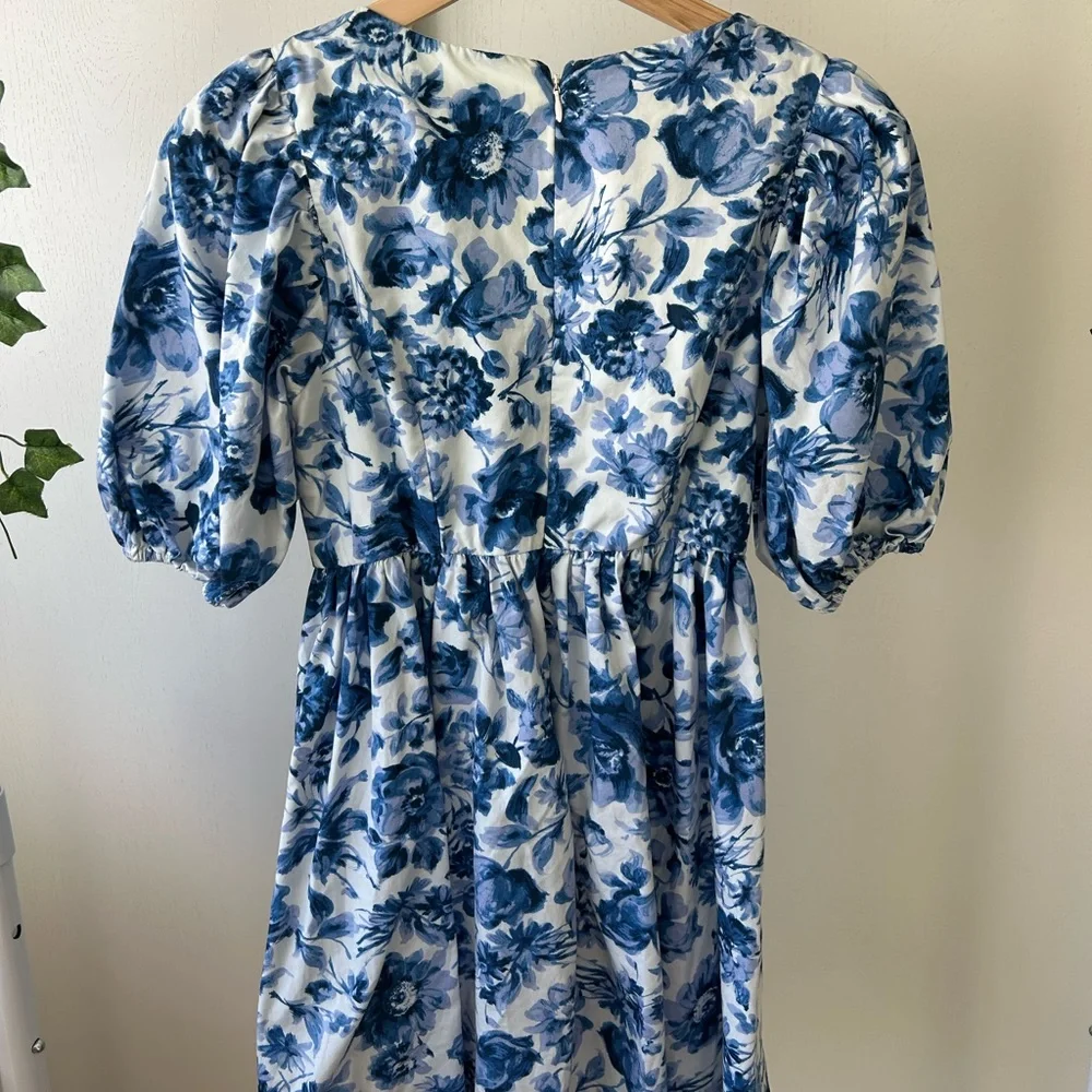 Abercrombie & Fitch blue and white babydoll dress size xs - Picture 8 of 8